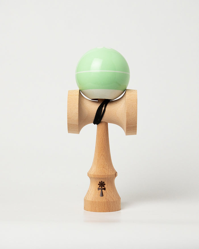 KIN BASE Kendama – Mint – front view on white background