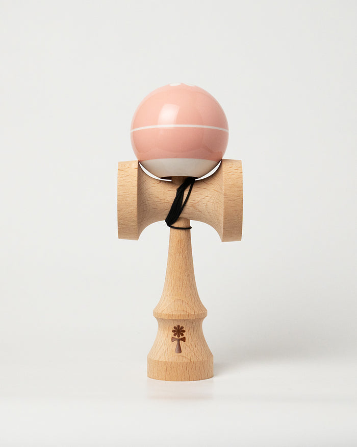 KIN BASE Kendama – Pink – front view on white background